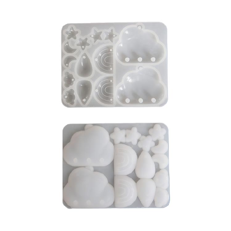 Multipurpose Silicone Pendant Mold Easy Release Design Silicone Texture Perfect for Soap Wax Chocolate Decoration Molds