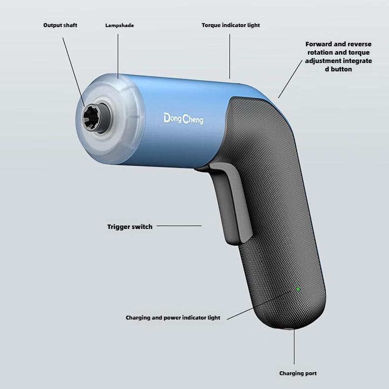 Dongcheng DCPL05-5B Rechargeable Screwdriver Electric Screwdriver Multi-function Electric Batch Tool