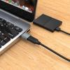 Černý zásuvkový adaptér USB typu C USB 2.0 Adaptér USB typu C samec USB-C OTG konvertor pro port typu C