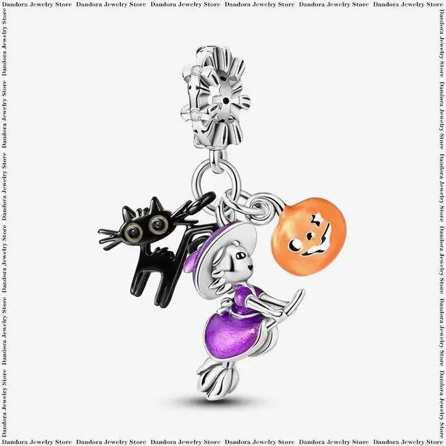 Three Piece Set Charm Beads Fits Charms Bracelet for Women 925 Silver Pendant Bead DIY Jewelry Gift