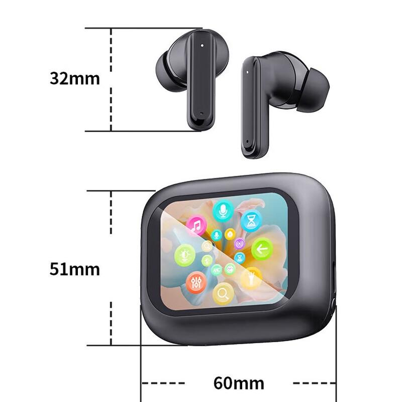 Bach Johann T8 Active Noise Cancelling Bluetooth Earbuds