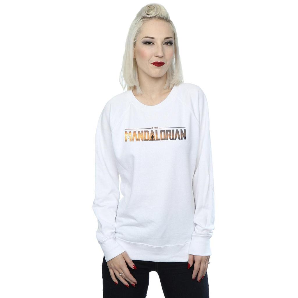 STAR WARS Womens/Ladies The Mandalorian Series Logo Sweatshirt