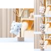 Plysch Elefant Leksak Med Mjuk Kortluggspäls Barnpresent Nyckelring Väskberlock