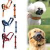 Mouth Muzzles Dog Anti Bark Collar Breathable Training Set Strips Reflective