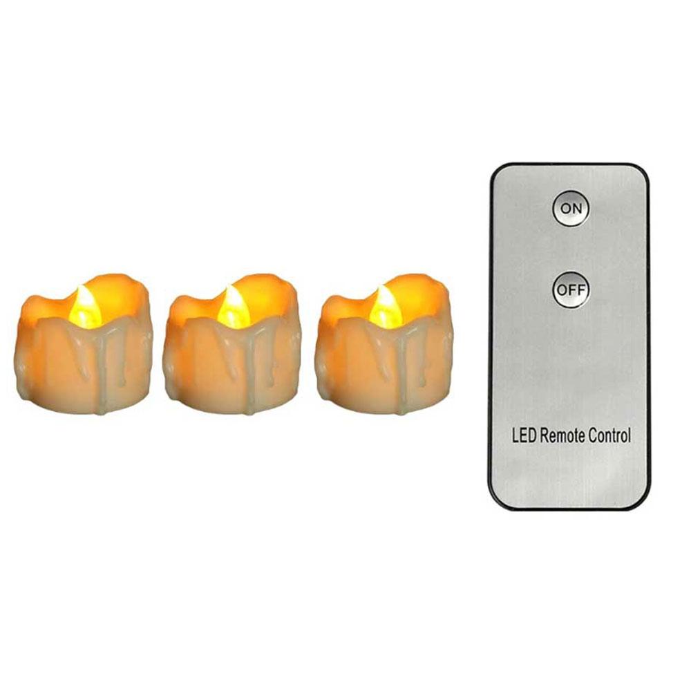 

3/6/12 шт. пульт дистанционного управления беспламенные маленькие светодиодные свечи с поверхностью в форме капли, мини-чайные свечи на батарейках для Рождества