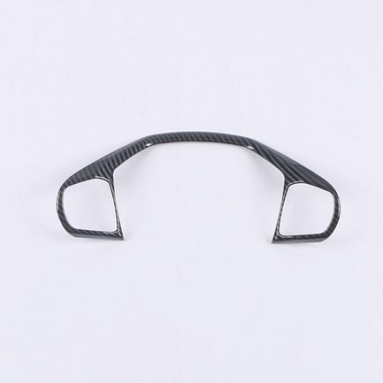 Carbon Fiber Steering Wheel Frame Cover Trim For - Ford Explorer 1pcs