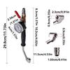 Hook Type Air Inflator Nozzle Quick Inflation Tire Inflation Adapter  Car Tire Inflation