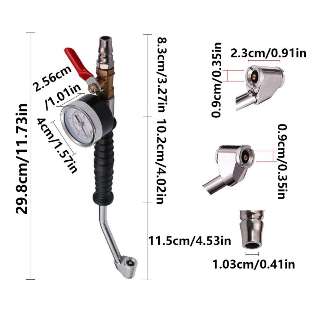 Hook Type Air Inflator Nozzle Quick Inflation Tire Inflation Adapter  Car Tire Inflation