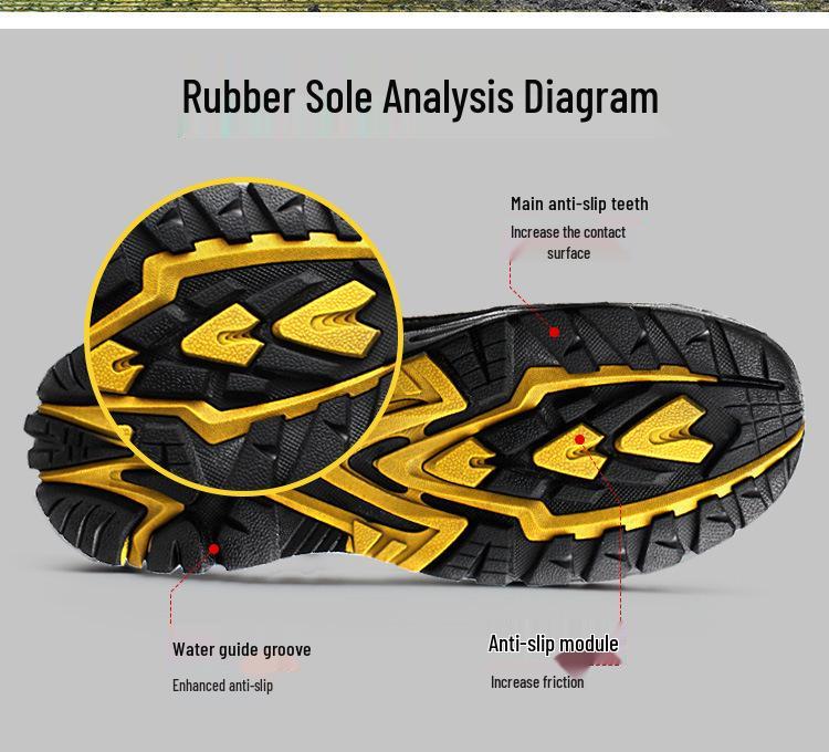 Men's Lightweight Fashionable Safety Work Shoes - Anti-Smash & Puncture Resistant