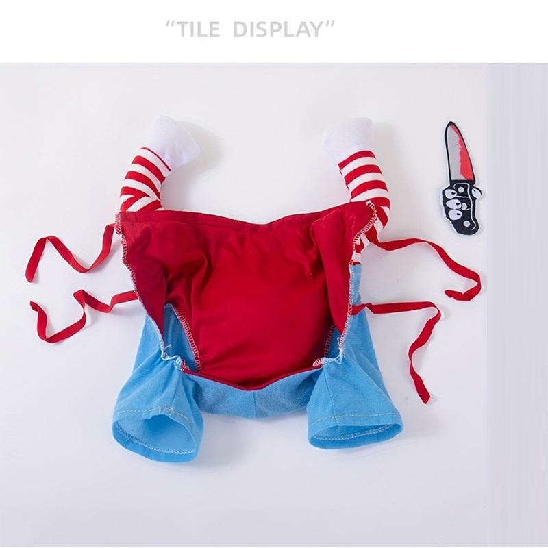 Halloween Funny Dog Cat Clothes for Small Medium Dogs Cats Pet Outfits Party Dressed Up Cosplay Costumes MWTJK02