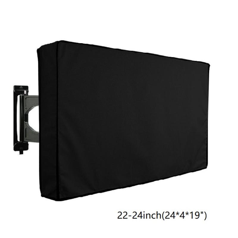 

Outdoor TV Screen Dust Cover Black LCD Television Set Water Dust Resistant Protect Bag 24 32 42 48 52 58