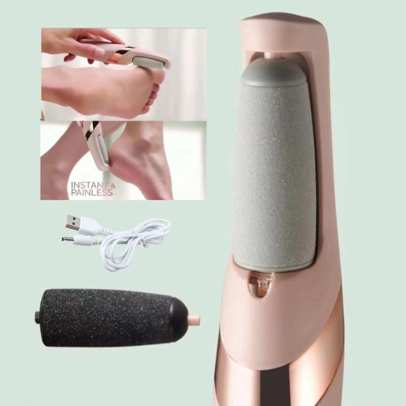 Portable Usb Electric Foot Grinder File Vacuum Hard Skin Callus Remover Machine Perfect For At-home Pedicures!