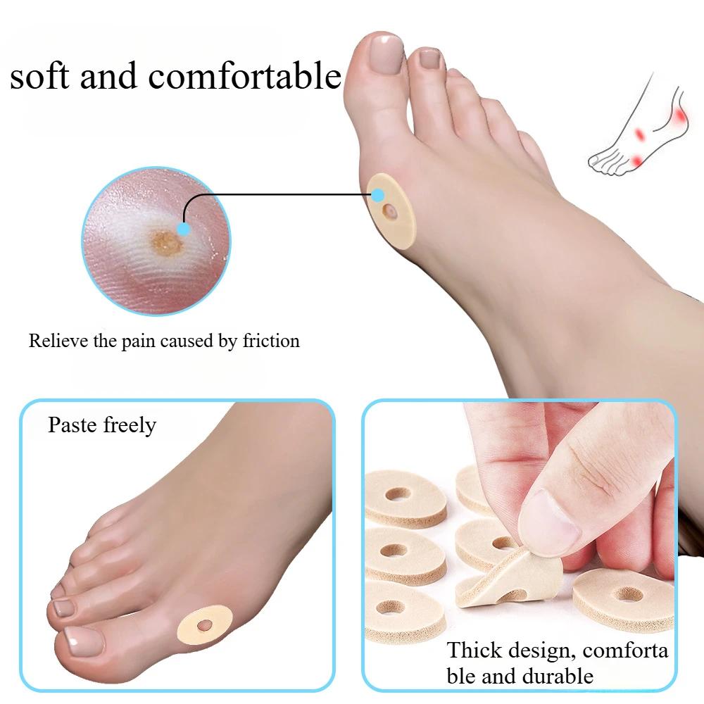 15 pezzi/set Cerotti per mais Cuscinetti per calli del piede Protezione dita Piedi anti-usura Anti-calli Cerotto per piedi Cuscinetti per alleviare il dolore Protettore