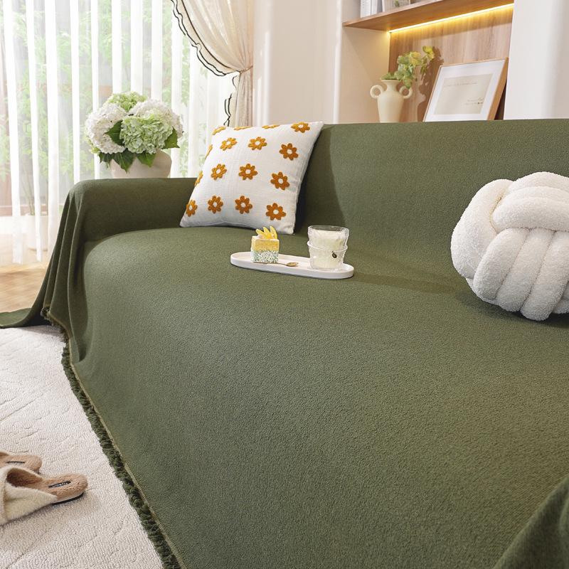 

Современный минималистичный чехол на диван из шенилла в елочку, всесезонное нескользящее одеяло 180*180cm (Large Single Unit)