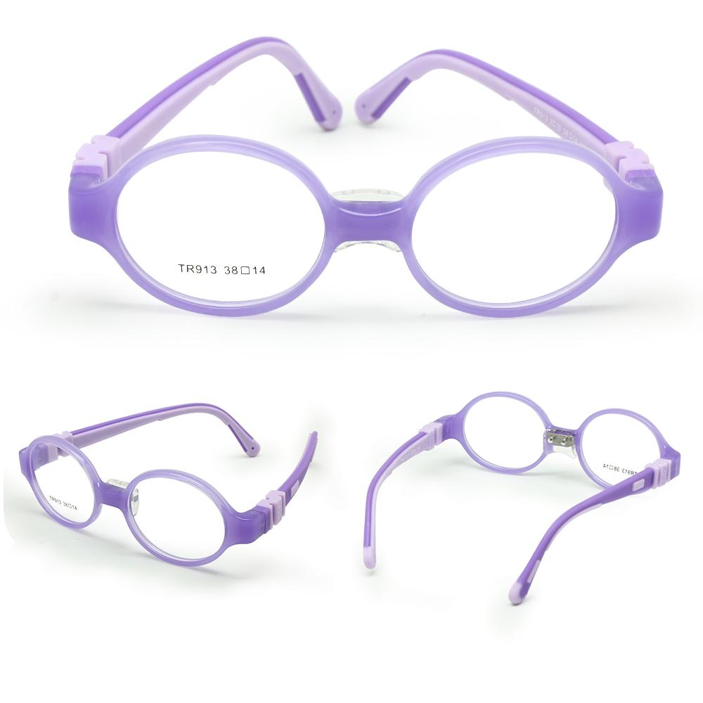 Children Optical Glasses Size 38 With Nose Pad No Screw Bendable Kids Frame Teens Silicone Safety Flexible