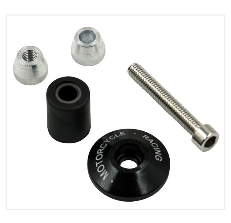 Handle Bar End Cap, Set of 2, Handlebar End Weights, Anti-collision Motorcycle, 7/8' Aluminum