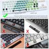 Classical Minimalists Styles 136Key PBT Keycaps Compatible for Full Size Mechanical Keyboards Keycaps Replacement