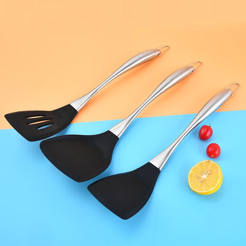 SMVP Silicone & Stainless Steel Kitchen Utensil Set
