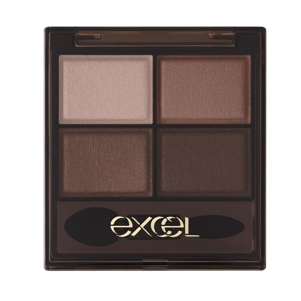 Excel Skinny Rich Shadow N SK02 Foggy Brown Palette Eyeshadow Renewal [New]