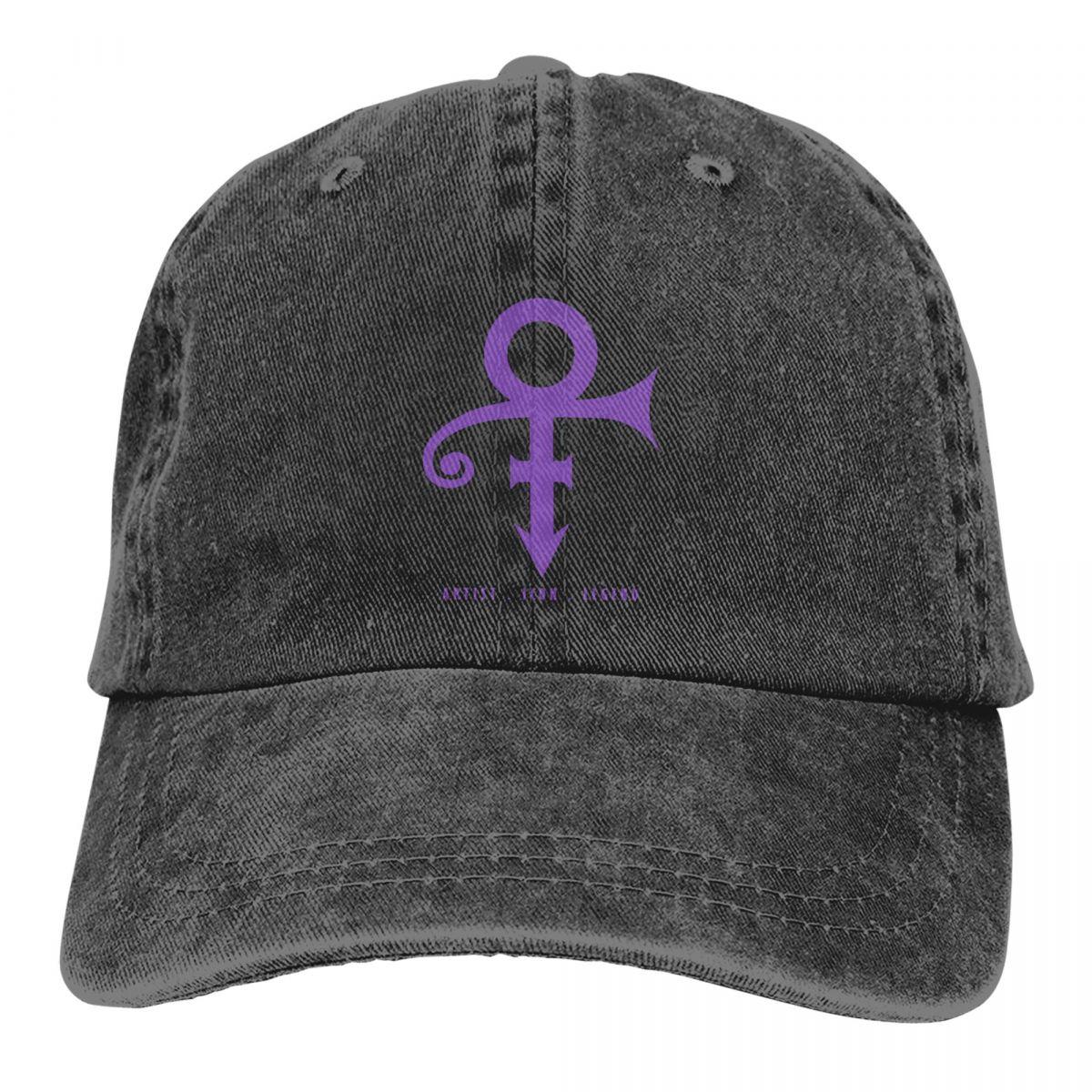 

Prince Paisley Park The Artist Baseball Cap Merch Casual Distressed Washed Purple Rain His Royal Badness Tafkap Headwear Hat One Size