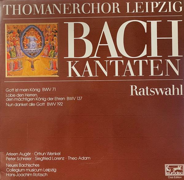 

LP Record JOHANN SEBASTIAN BACH ARLEEN AUGER Kantaten Ratswahl Gott Ist Mein K 405878 Eurodisc Germany Classical Used