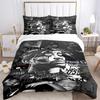 Rap Culture Collage Print 3Pcs Bedding Setduvet Cover With 2 Bedropillowcase Home Birthday Gift