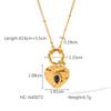 Natural Stone Beaded Titanium Steel Necklace with Sun and Star Pendant Women's Fashion Jewelry