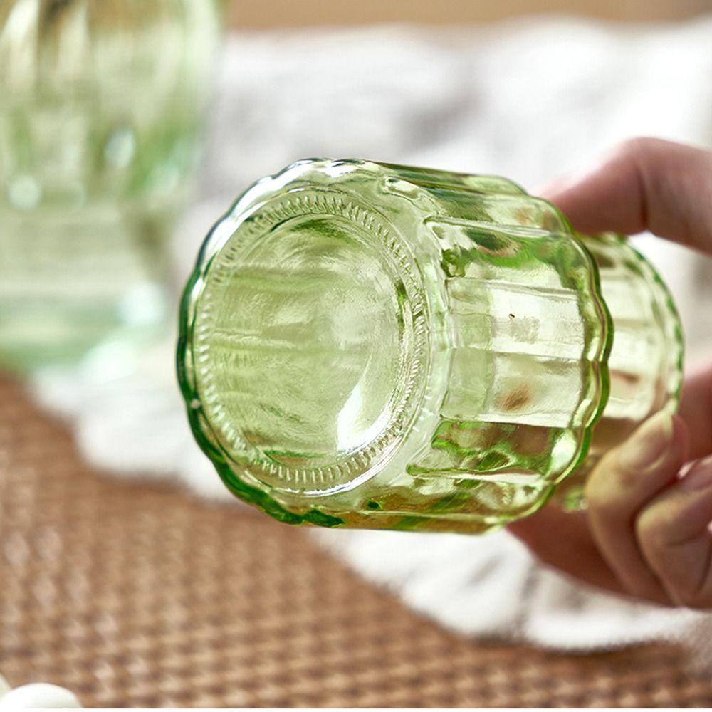 Embossed Glass Vase Transparent Transparent Plant Pot INS Hydroponic Plant Vase Wedding