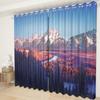 Landscape Curtain Cloth Bedroom Living Room Balcony Blackout Curtain Office Hotel Insulation Curtain
