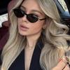 New Small Frame Vintage Rhombus Sunglasses Women For Men Luxury Brand Designer Sun Glasses Punk Popular Rivet Outdoor Eyeglasses