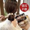 Leather-covered Small Intestine-shaped Hair Ties, A Popular And Trendy Item Retro Hair Bands.