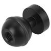Diving Light Bracket Action Camera Ball Head Base Hot Shoe Mount 1 4 Screw Hole(black)