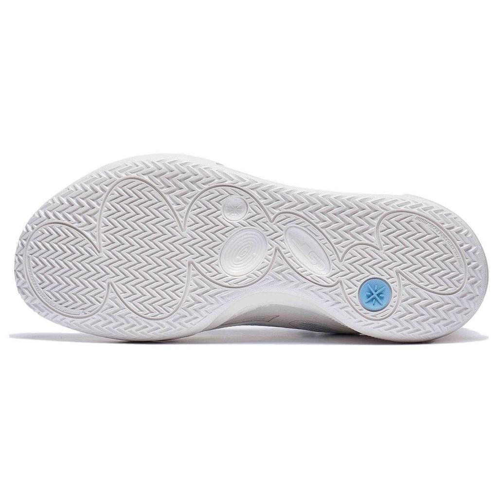 Li Ning Wade All City 11 V2 PU, Textil, TPU tlmenie, Odolné voči opotrebeniu Nízke Basketbalové topánky Pánske Mist White ABAT093-4