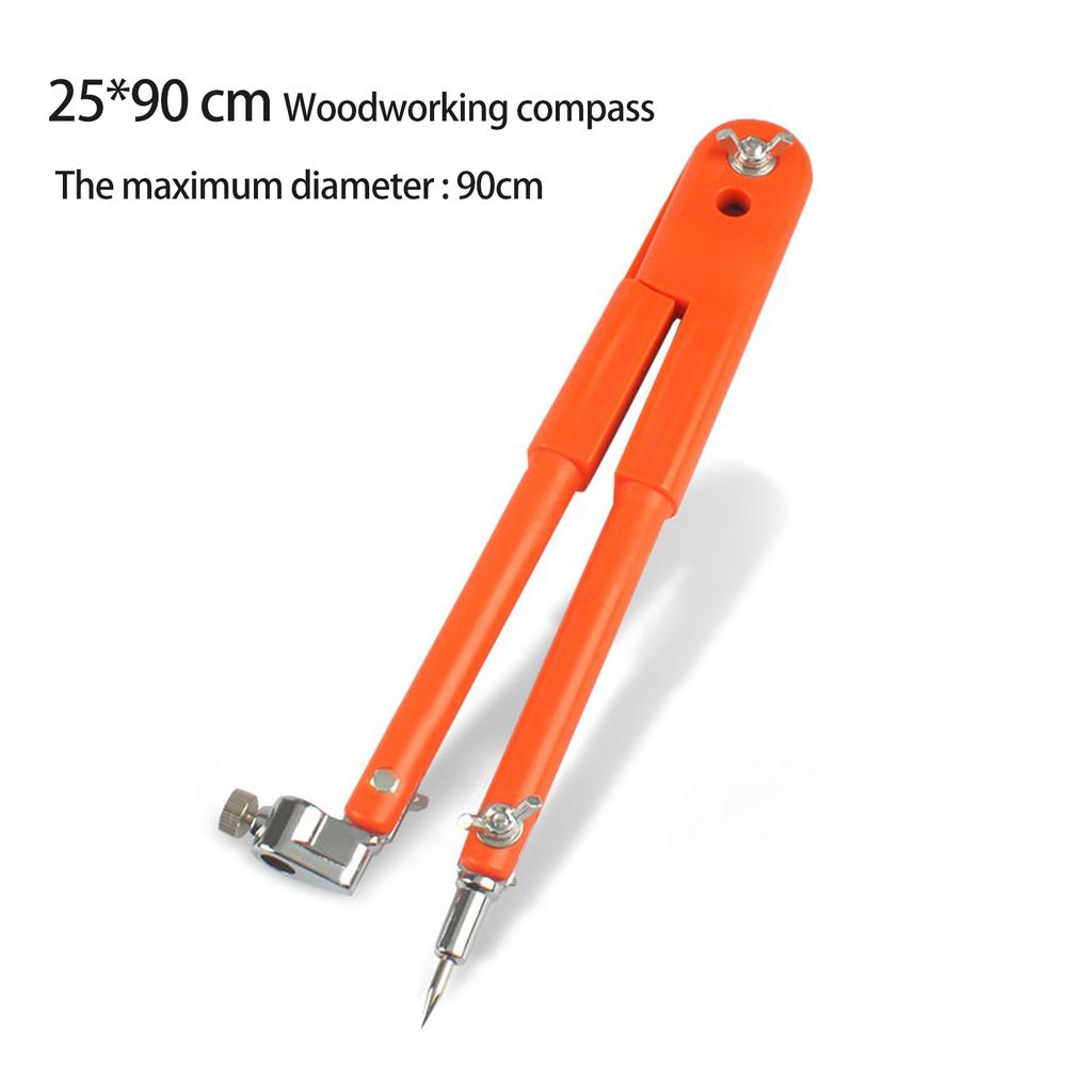 Portable Woodworking Compass Compass Pencil Compass for Geometry Drawing Draft