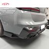 BMW 7 Series G70 Dry Carbon Fiber Body Kit: Front Lip, Side Skirts, Rear Lip Trim in Mansory Style