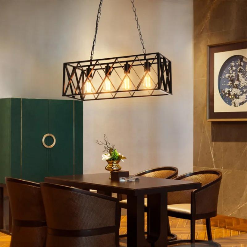 Vintage American Style Chandelier Industrial Attic Restaurant Lighting Chandelier Clothing Store Home Decoration Ceiling Light