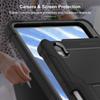 For iPad Air 11 (2025)/(2024) Case Silicone+PC Tablet Cover with Stable Kickstand