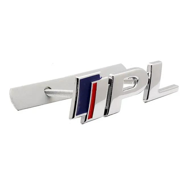 3D Metal IPL Logo Front Grill Car Emblem Badge Sticker Decals Accessories For Q50 Q50L Q30 Q70 G25 QX60 QX70 FX35 FX37