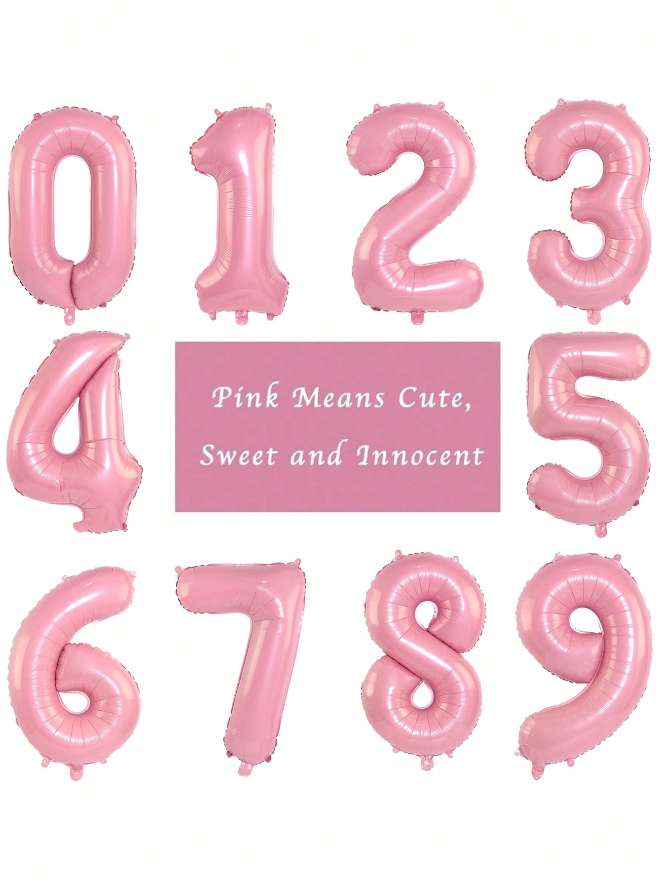 

2 шт. гигантских розовых воздушных шара с цифрами и галстуком-бабочкой - 32 дюйма, украшение для празднования дня рождения, подходит для юбилея, дня рождения, украшения детского душа 0 розовый