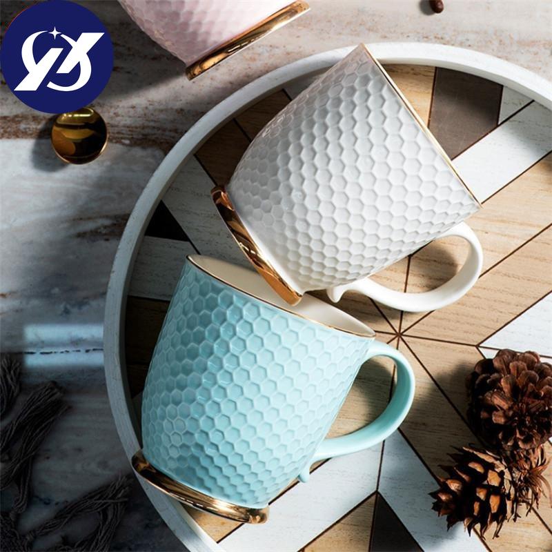 Severský keramický hrnek na kávu Porcelánový hrnek na snídani na mléko Jednoduchý kancelářský odpolední šálek na čaj Pár šálek na vodu Nádobí