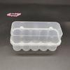 M-20ml 10-Slot Vial Storage Case - Clear Plastic Microtube Storage Box Stackable for Freezer & Refrigerator Organizer