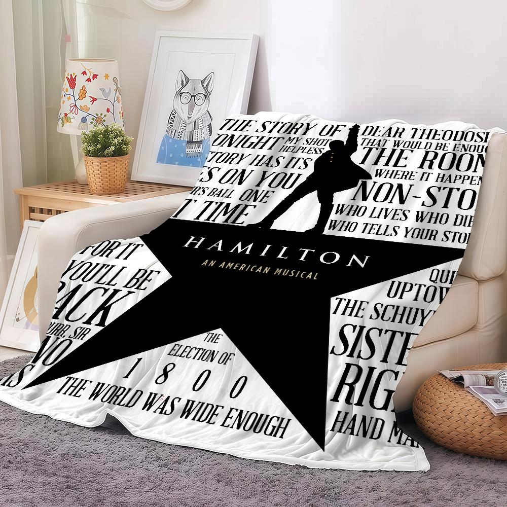 

Класична ігровий музичний плед H-hamilton Теплий і м який Підходить для спальні вітальні дивана-ліжка офісу подорожей кемпінгу 30x40in