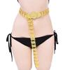 Metal Ethnic Style Belt Tassel Dance Dress Belt Chains Classic Gold Belt  Festival Accessory