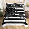 3D Print American Flag Bedding Set Boys Girls Twin Queen King Size Duvet Cover Pillowcase Bed Boys Adult Home Textileextile