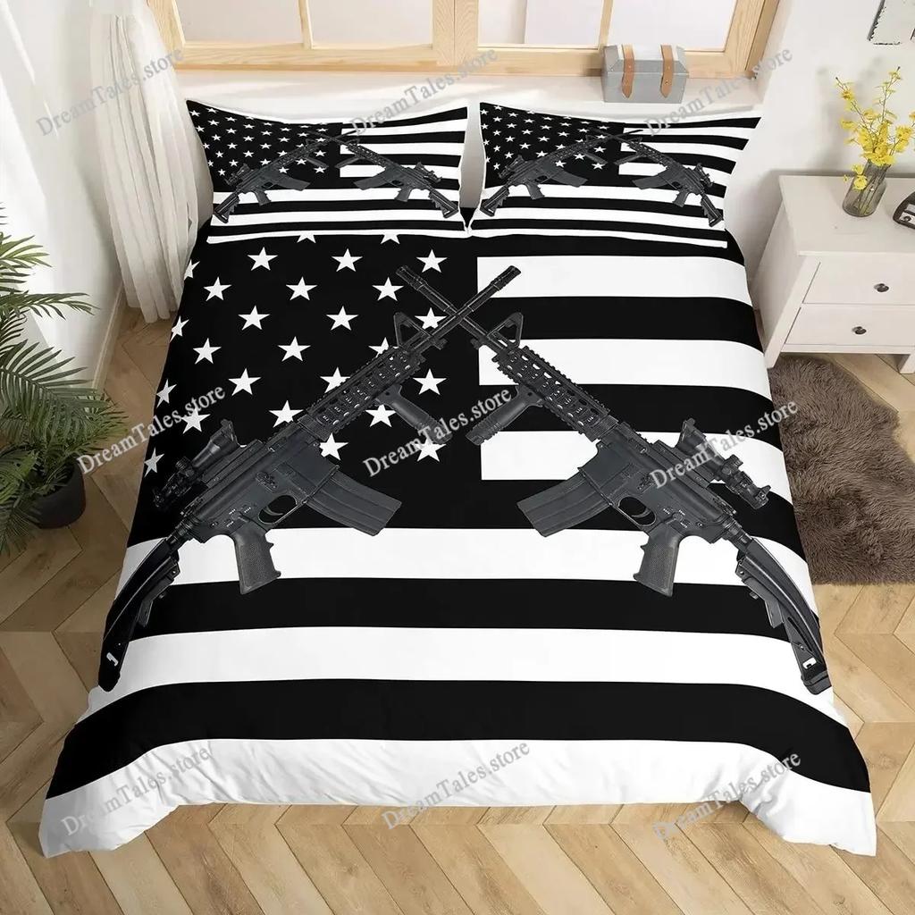 3D Print American Flag Bedding Set Boys Girls Twin Queen King Size Duvet Cover Pillowcase Bed Boys Adult Home Textileextile