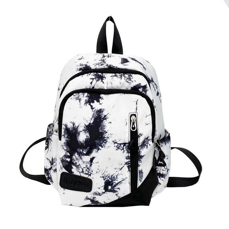 Новый Стиль Ins Повседневный Тренд для Путешествий Рюкзак Легкий Большой Вместимости Студенческая Школьная Сумка Универсальный Тай-дай