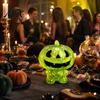Clear Pumpkin Toys Halloween Stress Relief Toy, Glitter Man Squeeze Holiday Sensory Fidget Toy for Party Favors Tactile SensoryToy