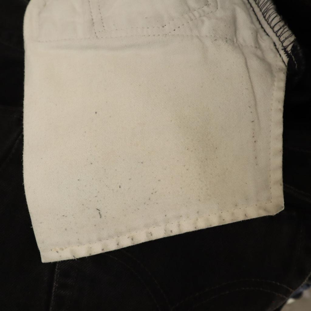 Levi's 90s 512 Old Straight Denim Pants W32 Black Jeans Men's Used