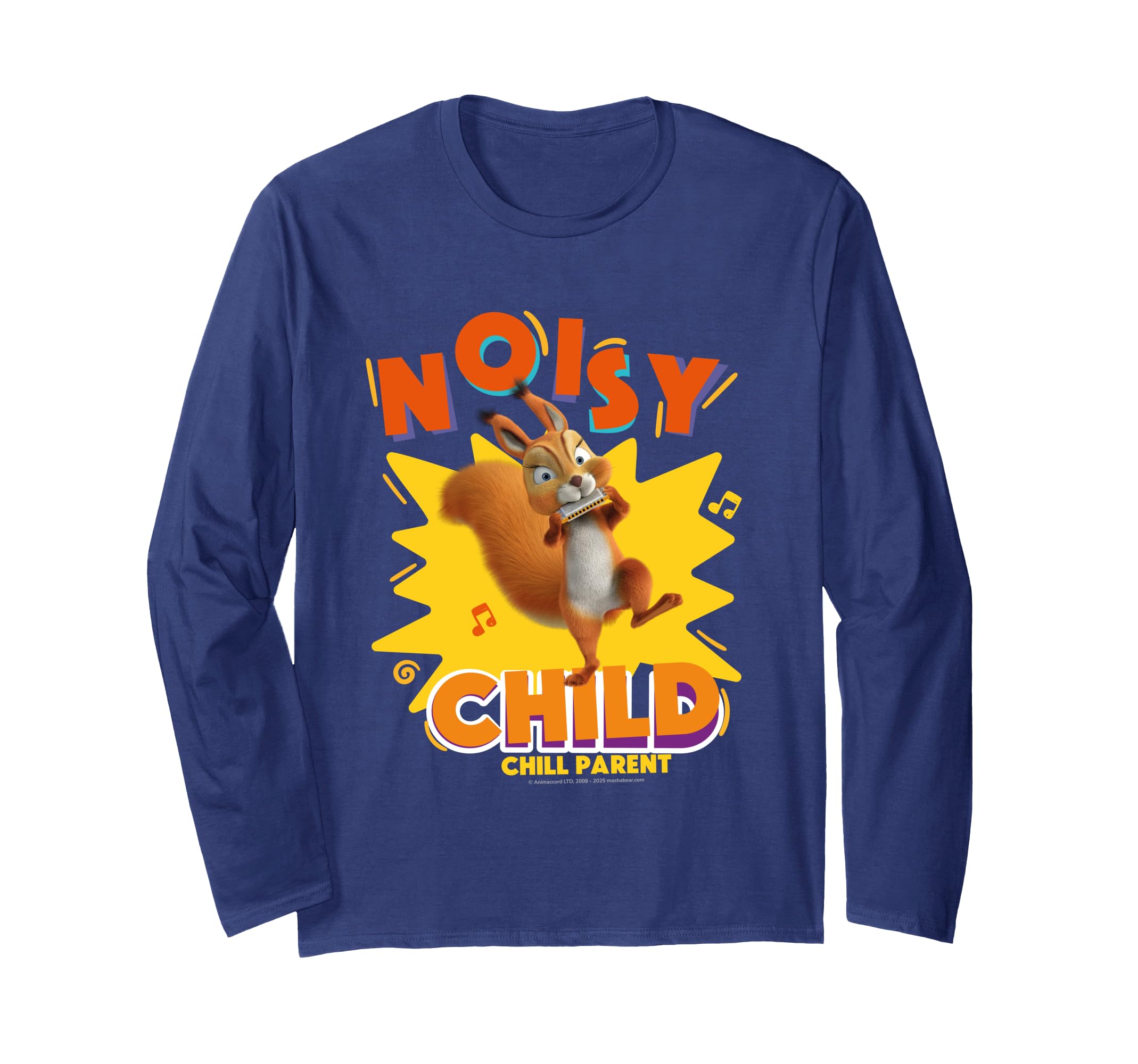 Noisy Child Friends. Long-Sleeve T-Shirt синий