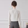 Trolman Women's V-Neck Long Sleeve Chiffon Blouse
